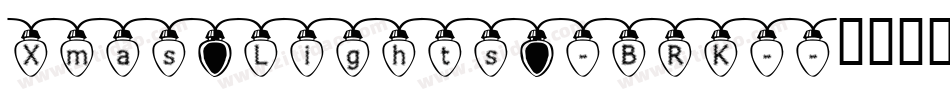 Xmas Lights -BRK-字体转换
